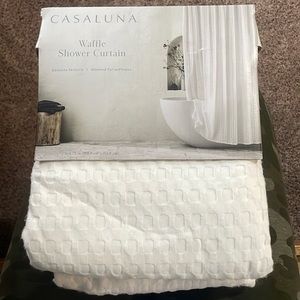 Casaluna Waffle Shower Curtain
